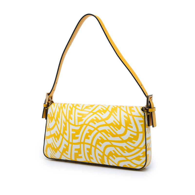 Sarah Coleman Zucca Coated Canvas 1997 Vertigo Baguette - Image 2