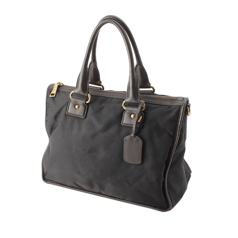 Tessuto Canapa Logo Satchel - Image 2