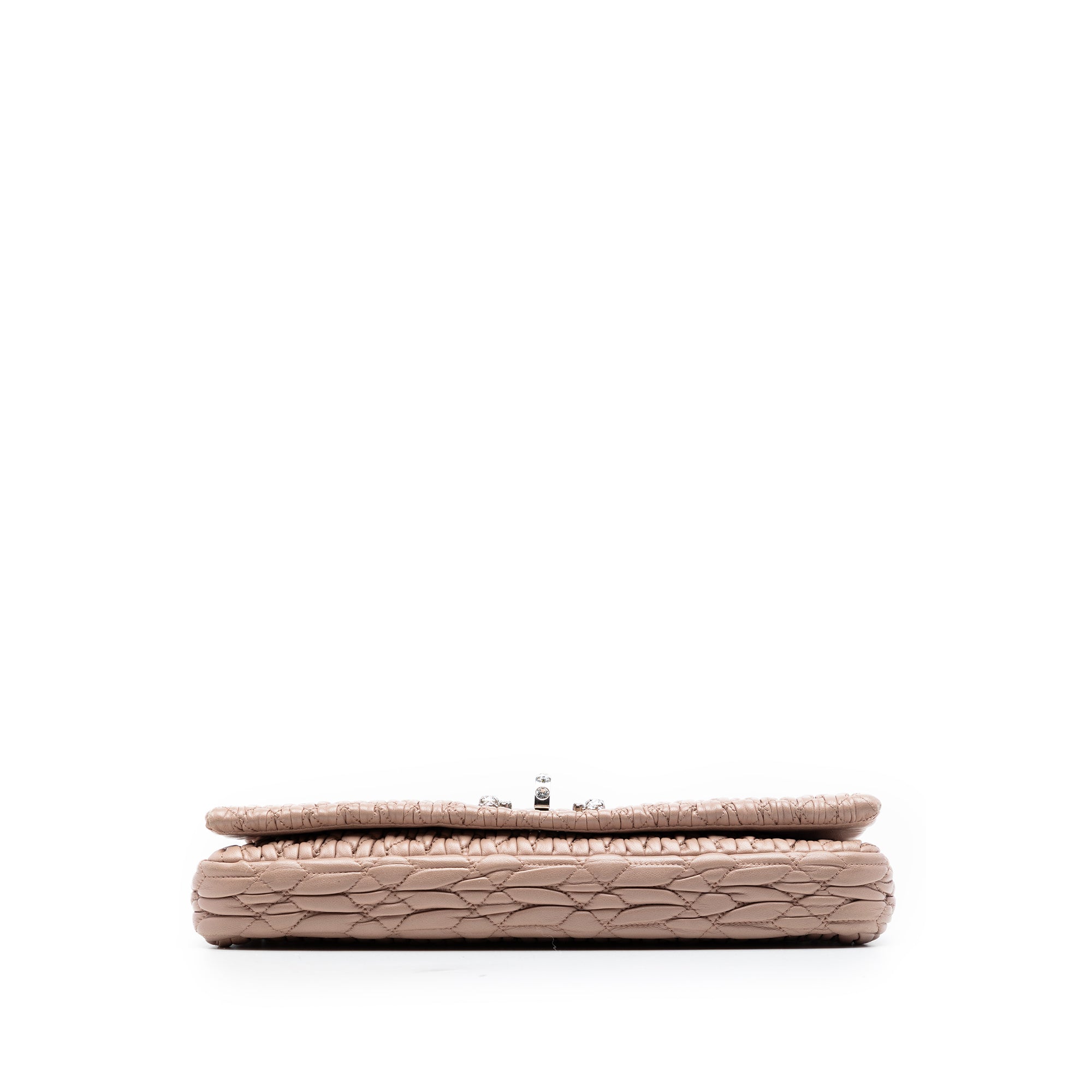 Matelasse Nappa Crystal Chain Satchel - Image 3