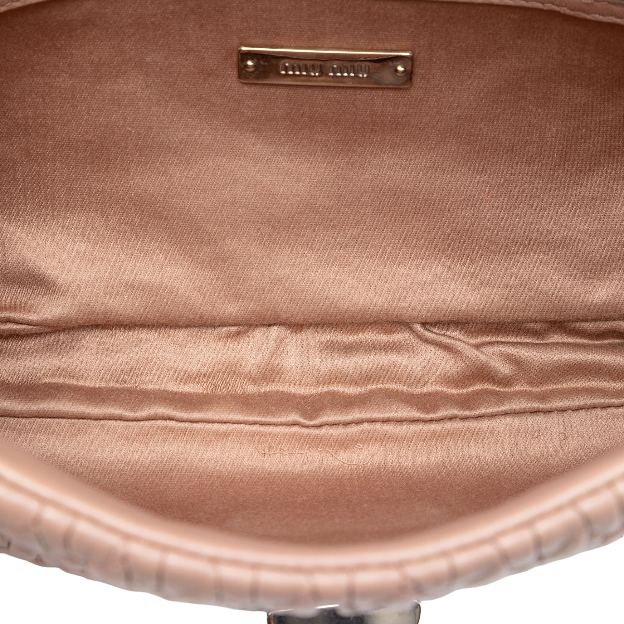 Matelasse Nappa Crystal Chain Satchel - Image 4