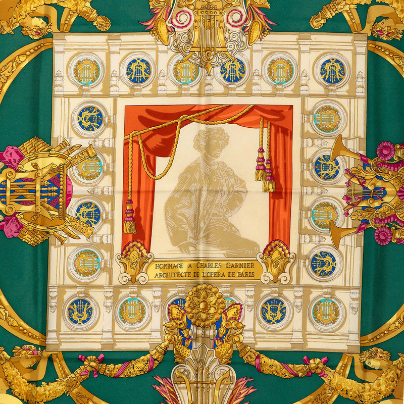 Hommage A Charles Garnier Silk Scarf 90 - Image 2
