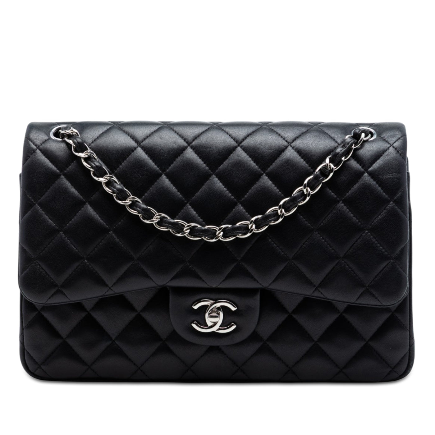Jumbo Classic Lambskin Double Flap - Image 1