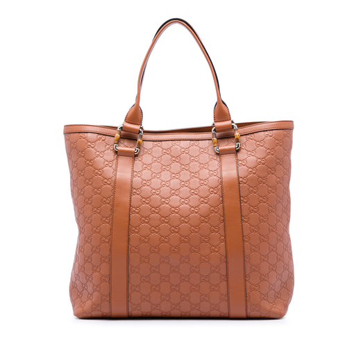 Guccissima Bamboo Shopper Tote - Image 1