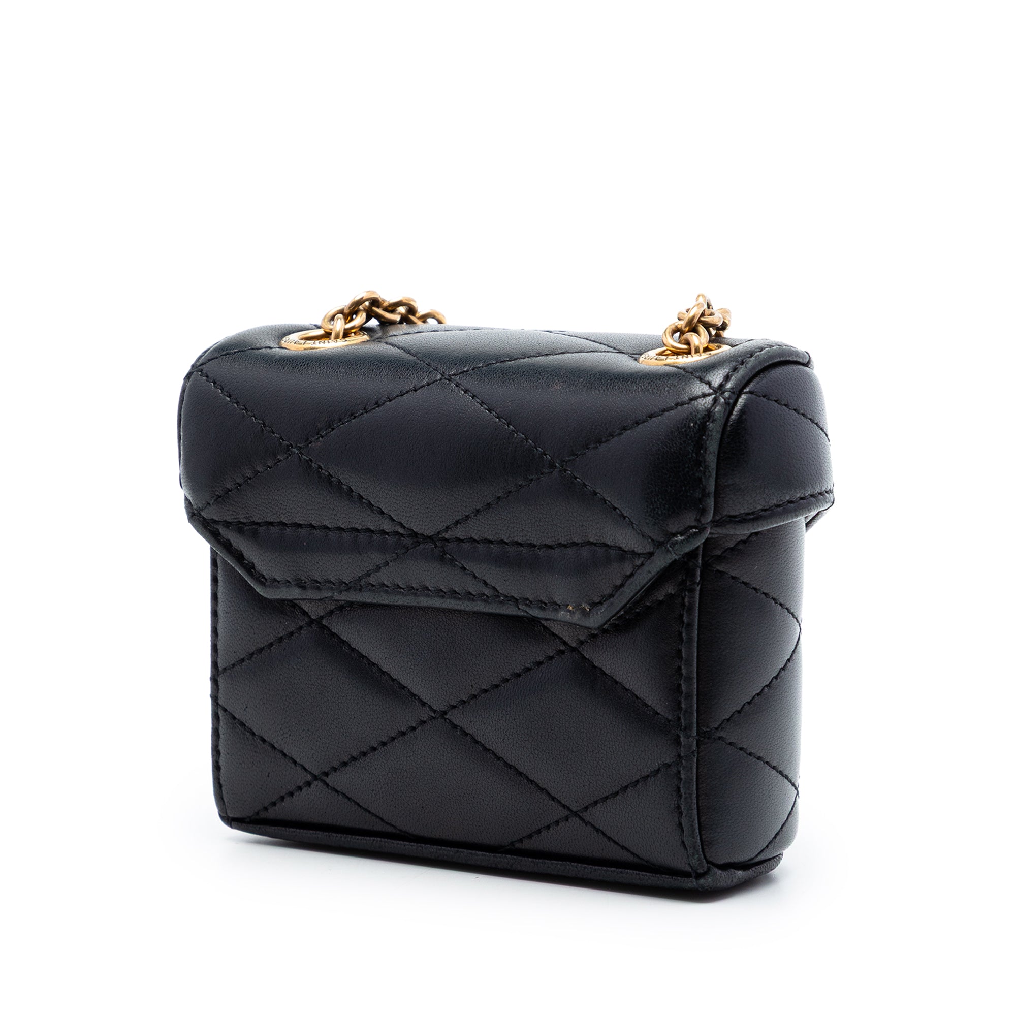 Micro Quilted Lambskin Monogram June Box Vanity Bag - Image 2