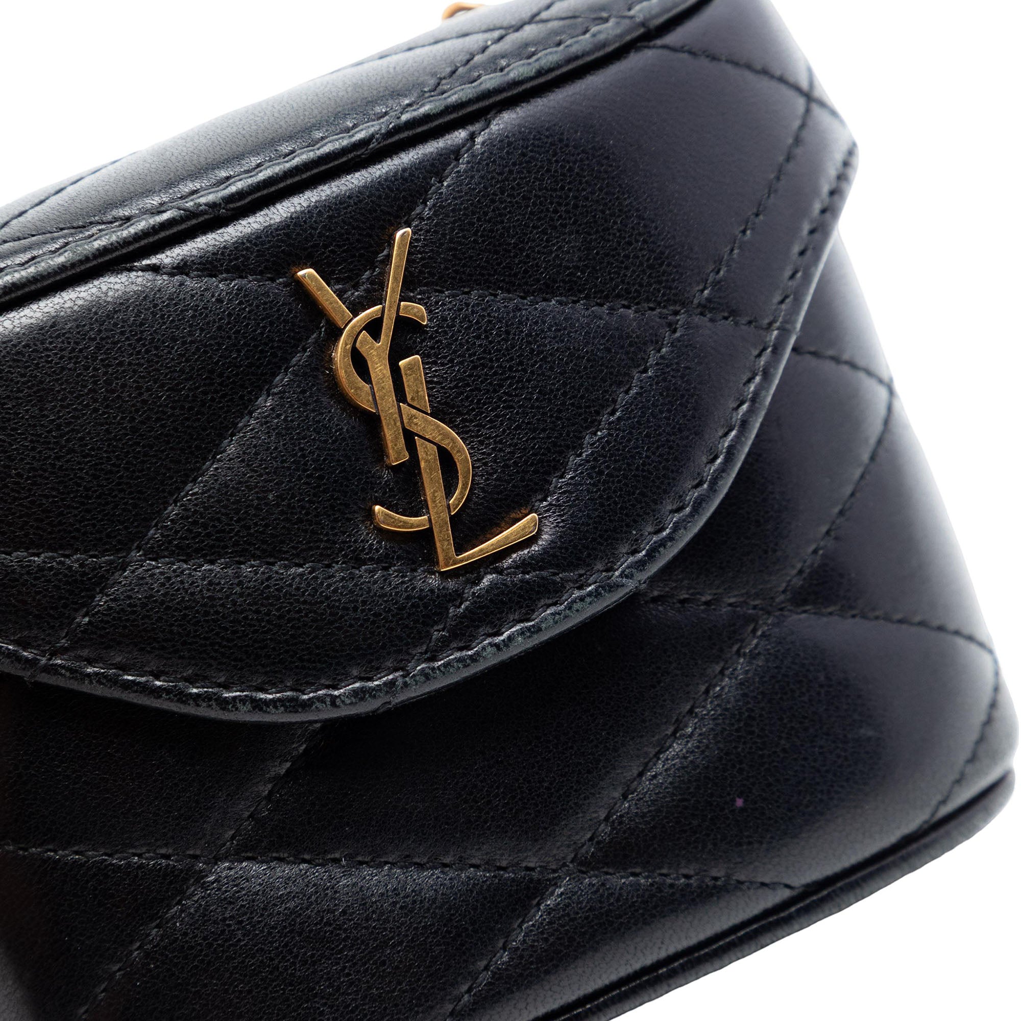 Micro Quilted Lambskin Monogram June Box Vanity Bag - Image 5