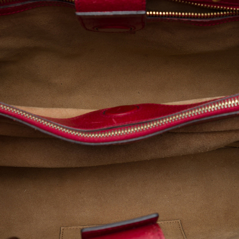 Medium GG Supreme Tian Bamboo Shopper Satchel - Image 4