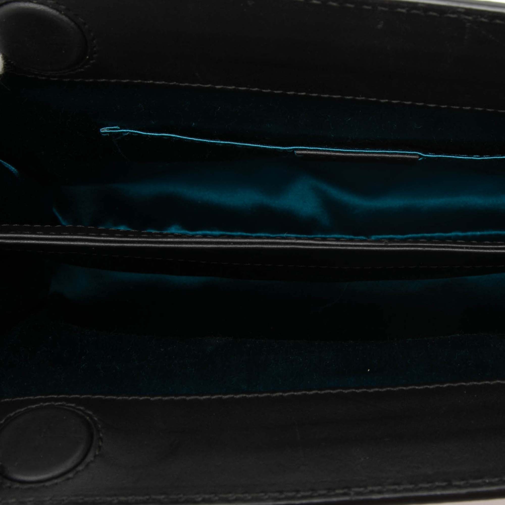 Small Suede Web Ophidia Chain Crossbody - Image 4
