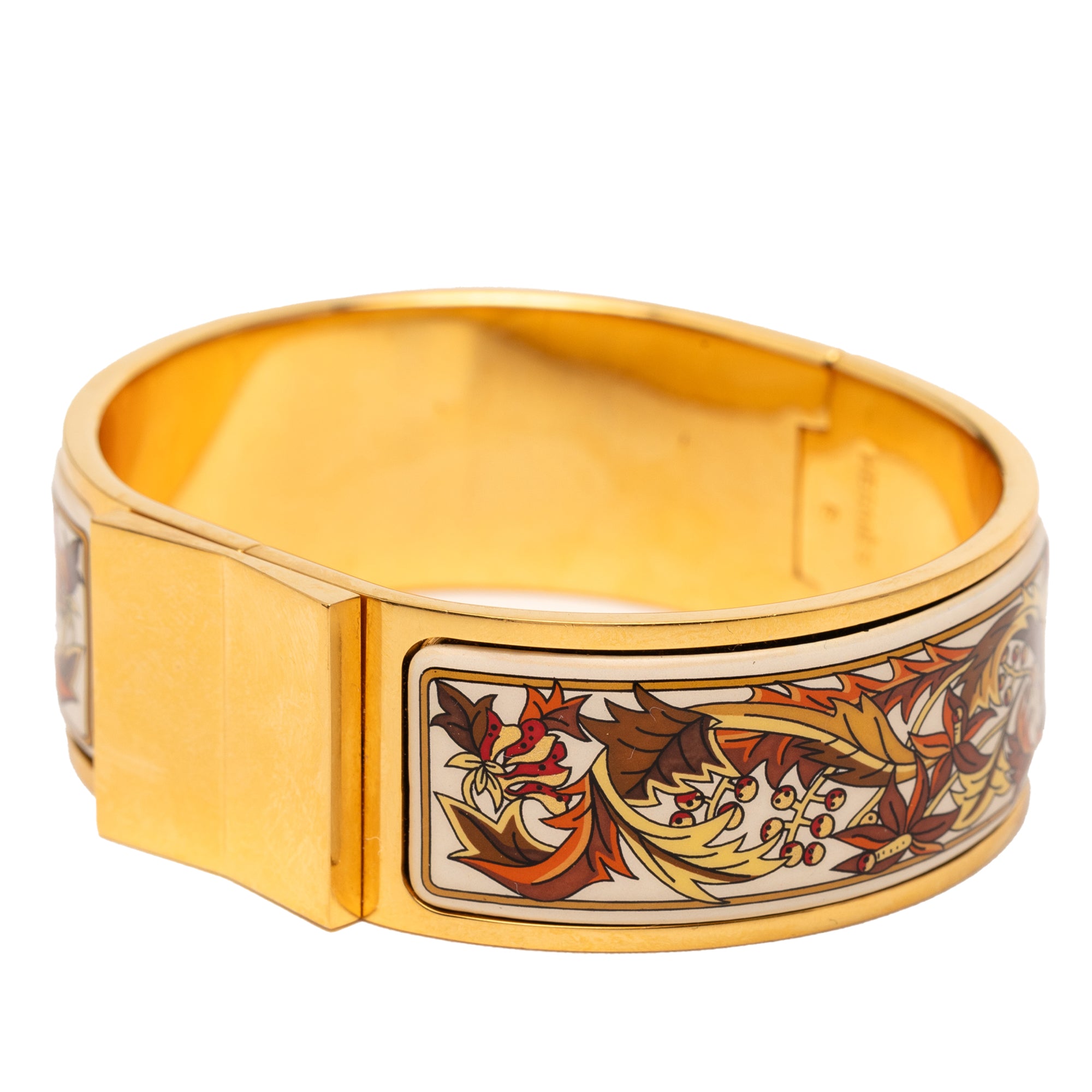 Enamel Fall Foliage Loquet Hinge Bracelet PM - Image 2