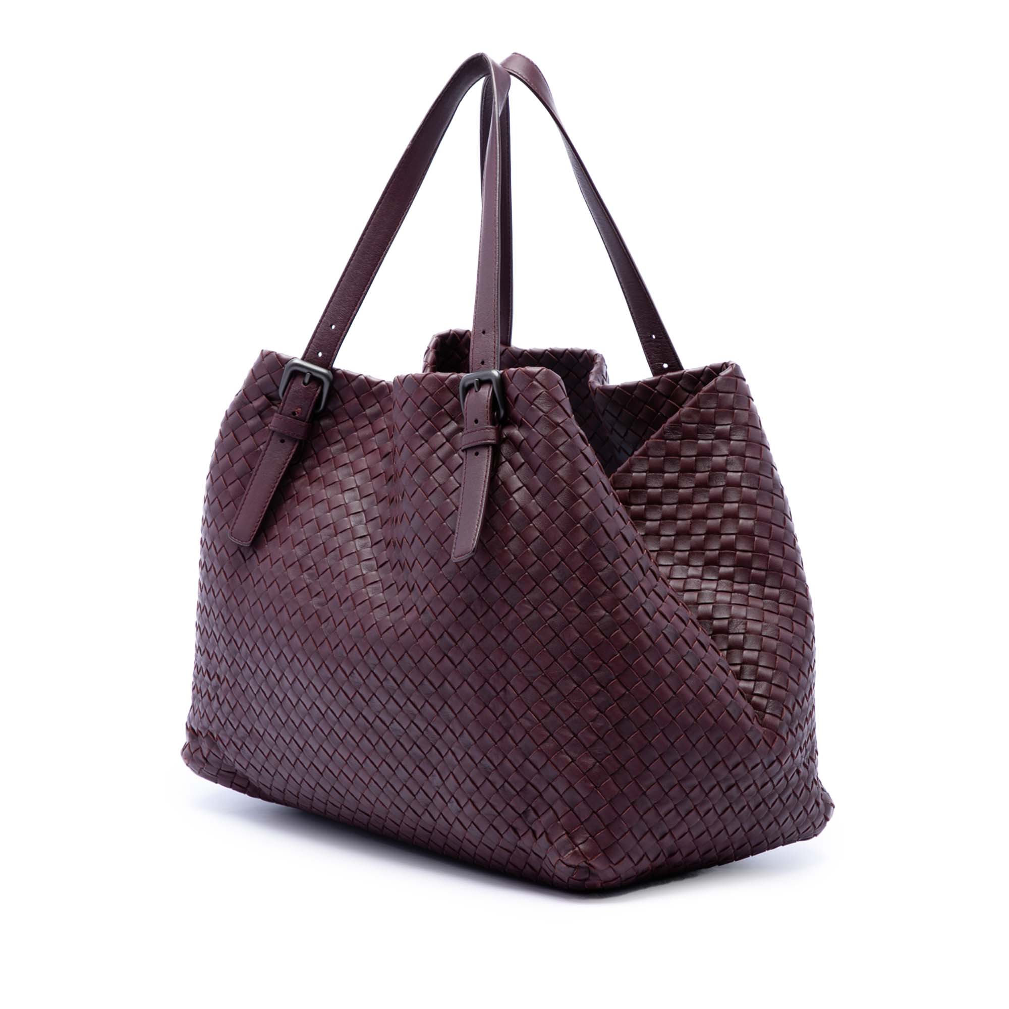 Large Nappa Intrecciato Cesta Tote - Image 2