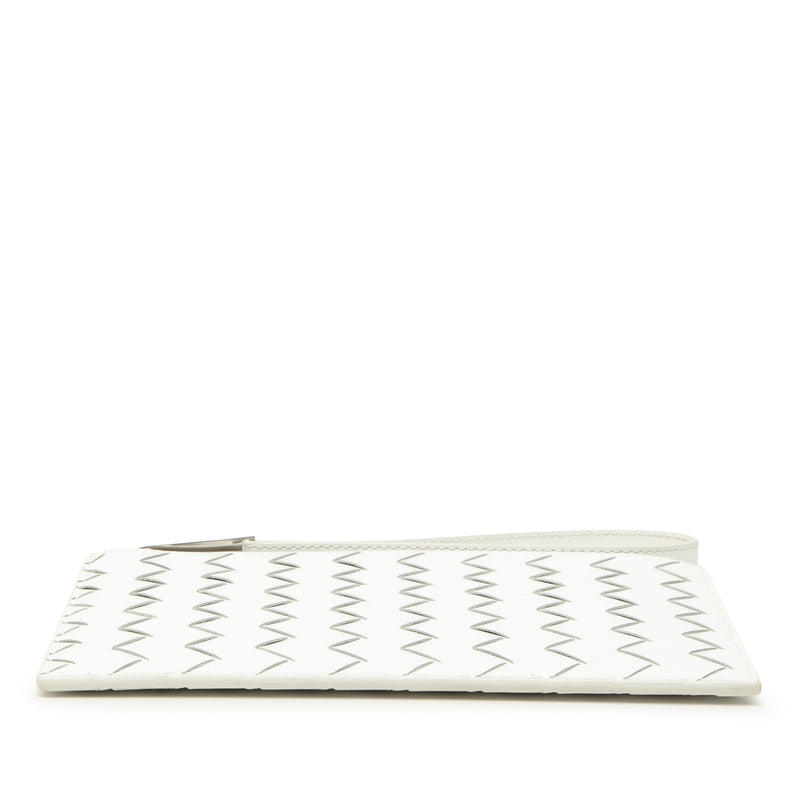 Leather Intrecciato Clutch - Image 3