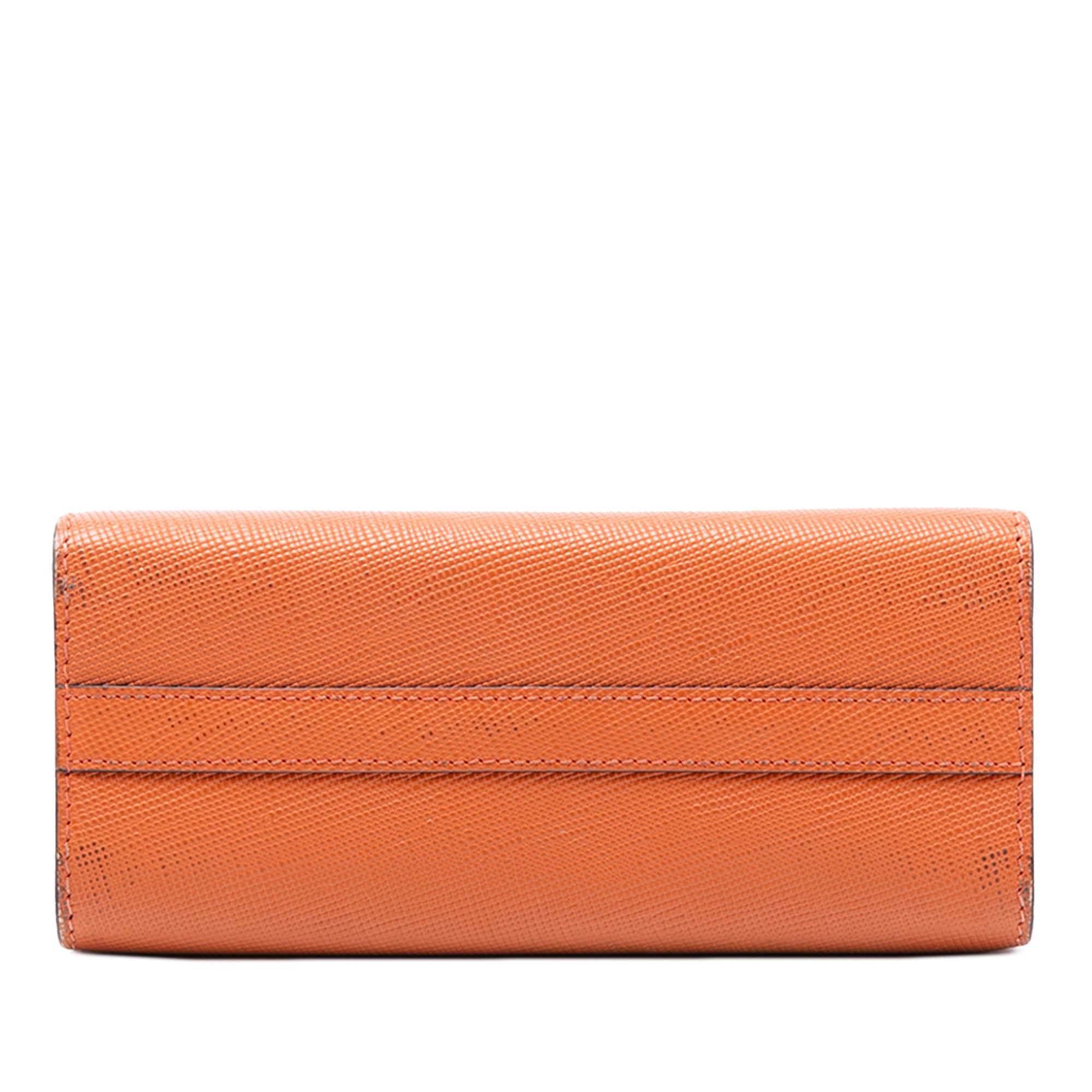 Bicolor Saffiano Cuir Monochrome Robot Patches Envelope Chain Flap - Image 3