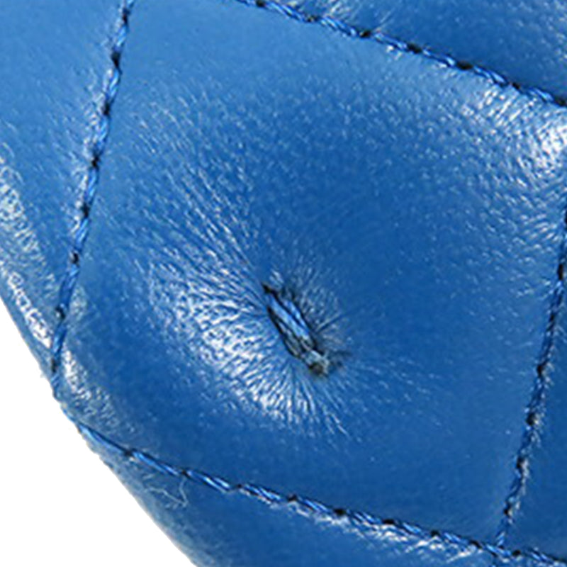 Medium Classic Lambskin Rainbow Hardware Double Flap - Image 11