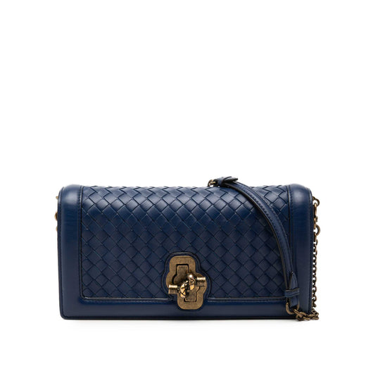 Nappa Intrecciato Olimpia Knot Crossbody - Image 1