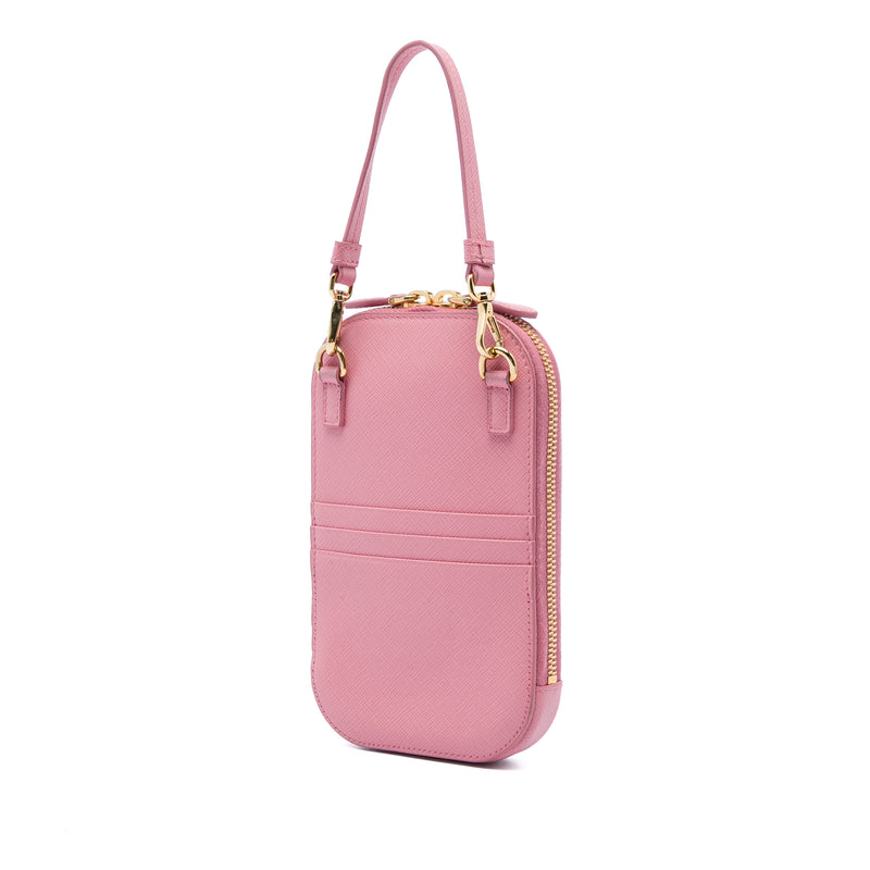 Embellished Saffiano Lux Phone Pouch - Image 2