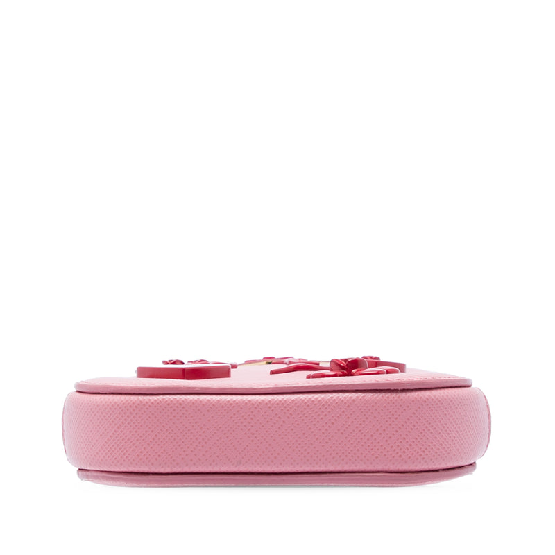 Embellished Saffiano Lux Phone Pouch - Image 3