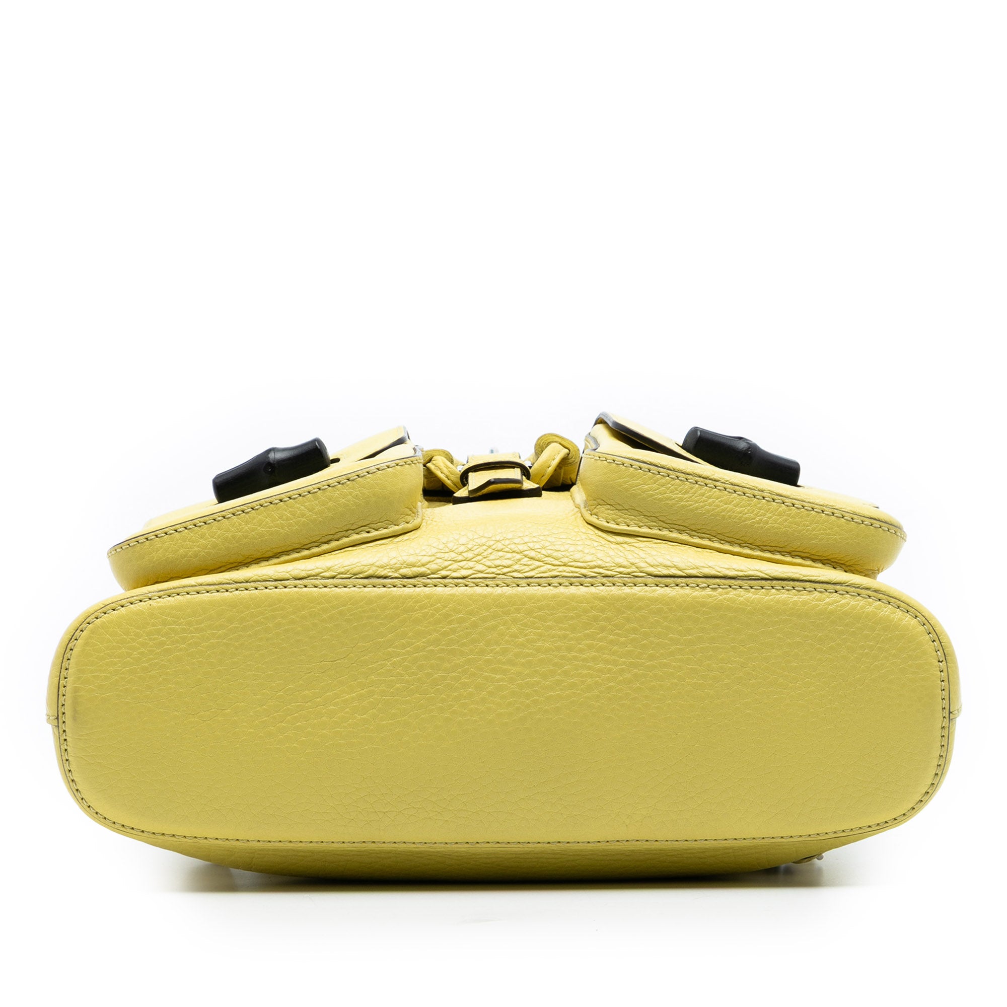 Leather Bamboo Tassel Backpack - Image 3