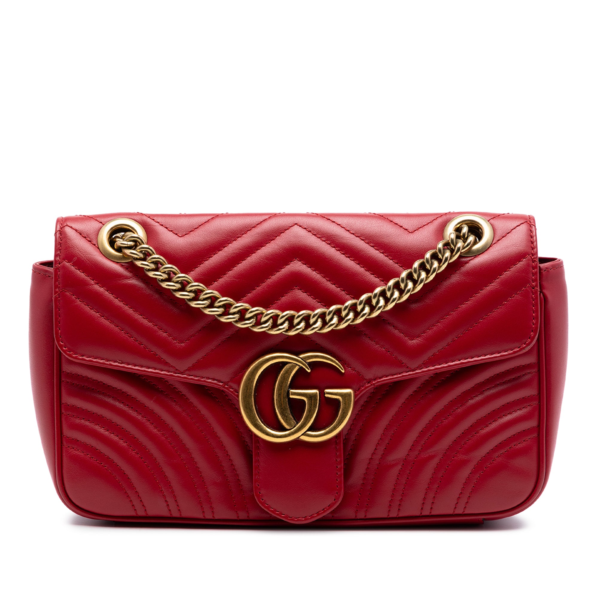 Medium GG Marmont Matelasse Calfskin Shoulder Bag - Image 1
