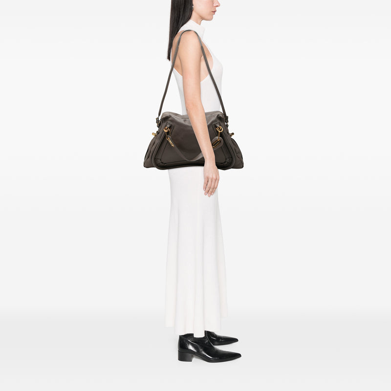 Large Leather Paraty Satchel - Image 6