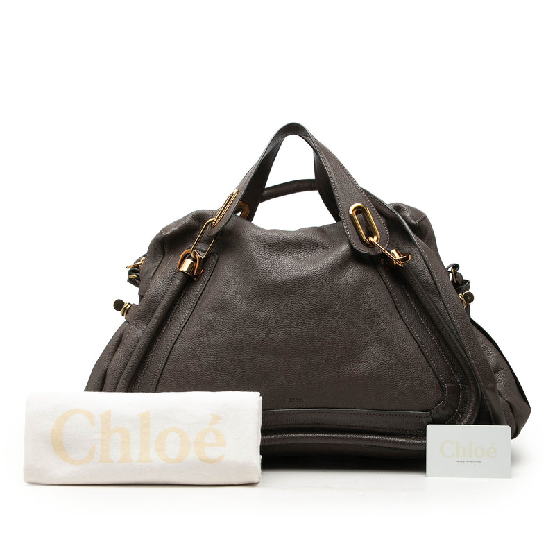 Large Leather Paraty Satchel - Image 7