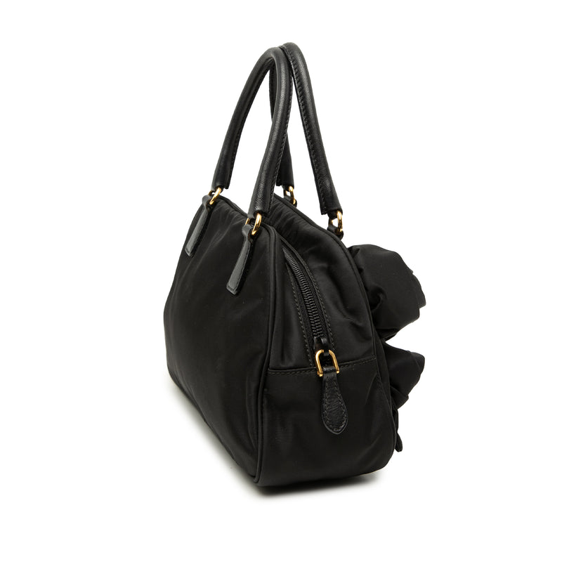 Rose Embellished Tessuto Handbag - Image 2