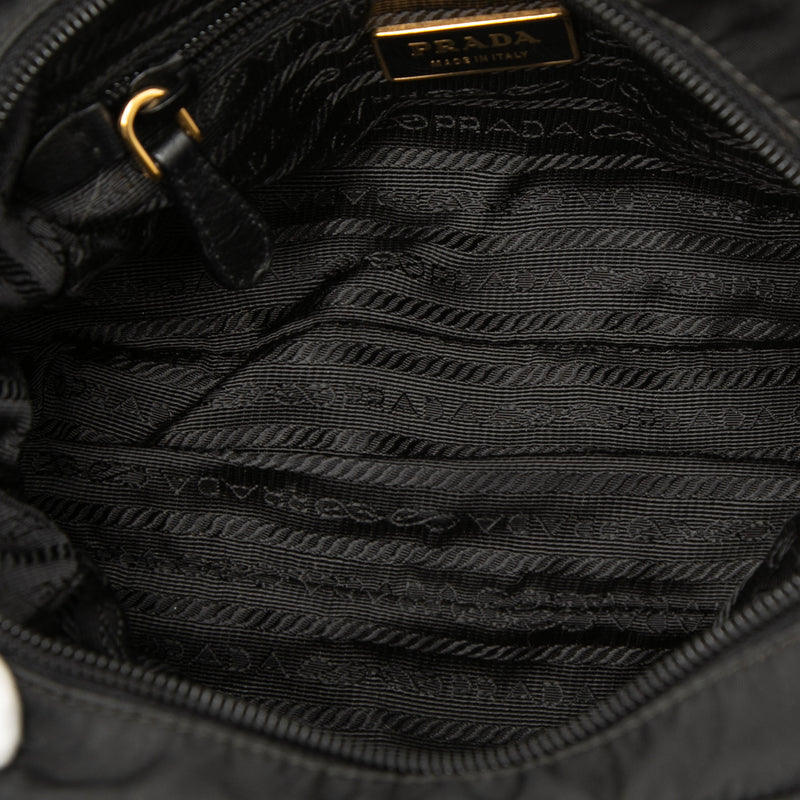Rose Embellished Tessuto Handbag - Image 4