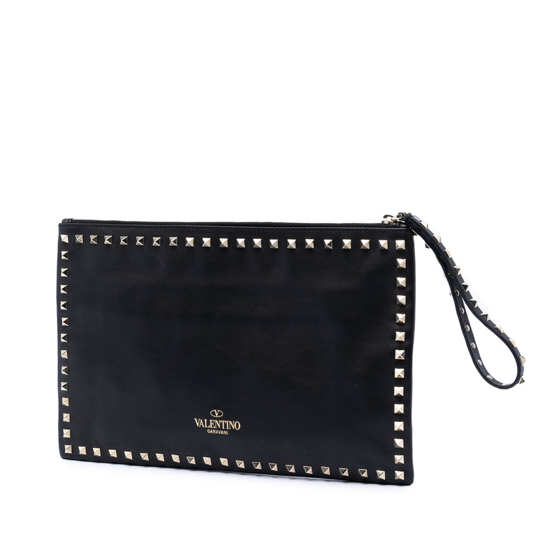 Leather Rockstud Clutch - Image 2