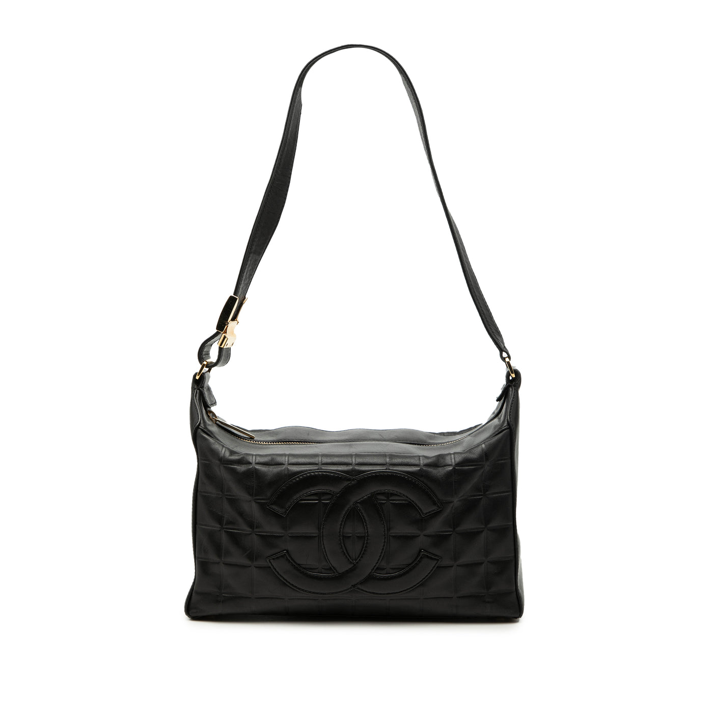 Medium Lambskin Chocolate Bar Shoulder Bag - Image 1