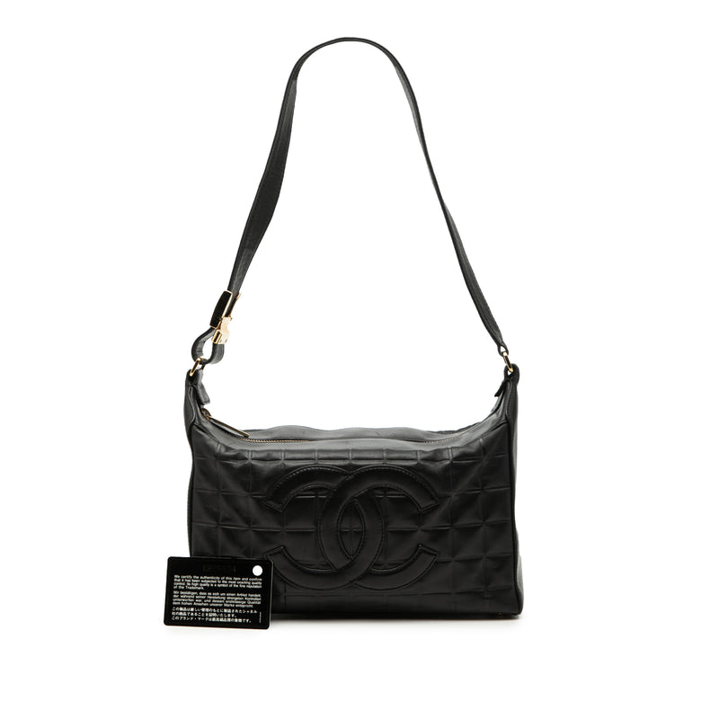 Medium Lambskin Chocolate Bar Shoulder Bag - Image 8