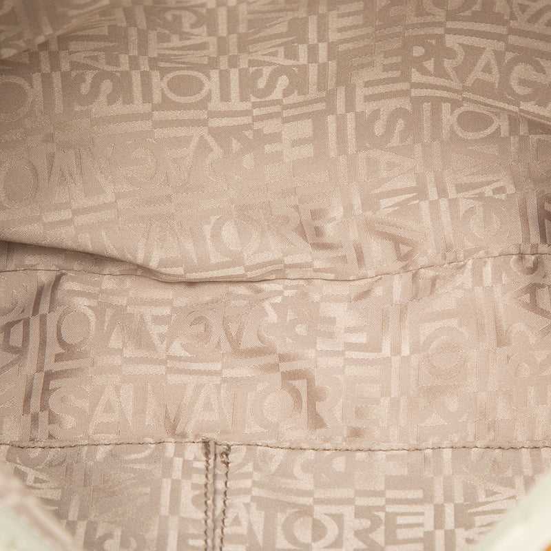 Leather and Wicker Shoulder Bag - Image 4