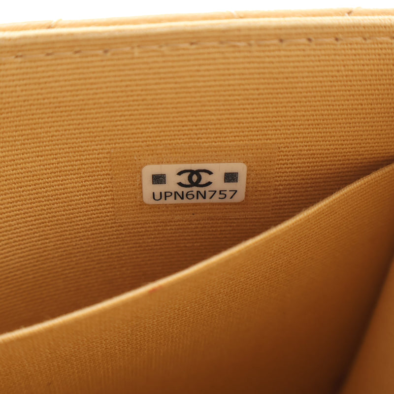 CC Quilted Lambskin Faux Pearl Top Handle Flap - Image 6