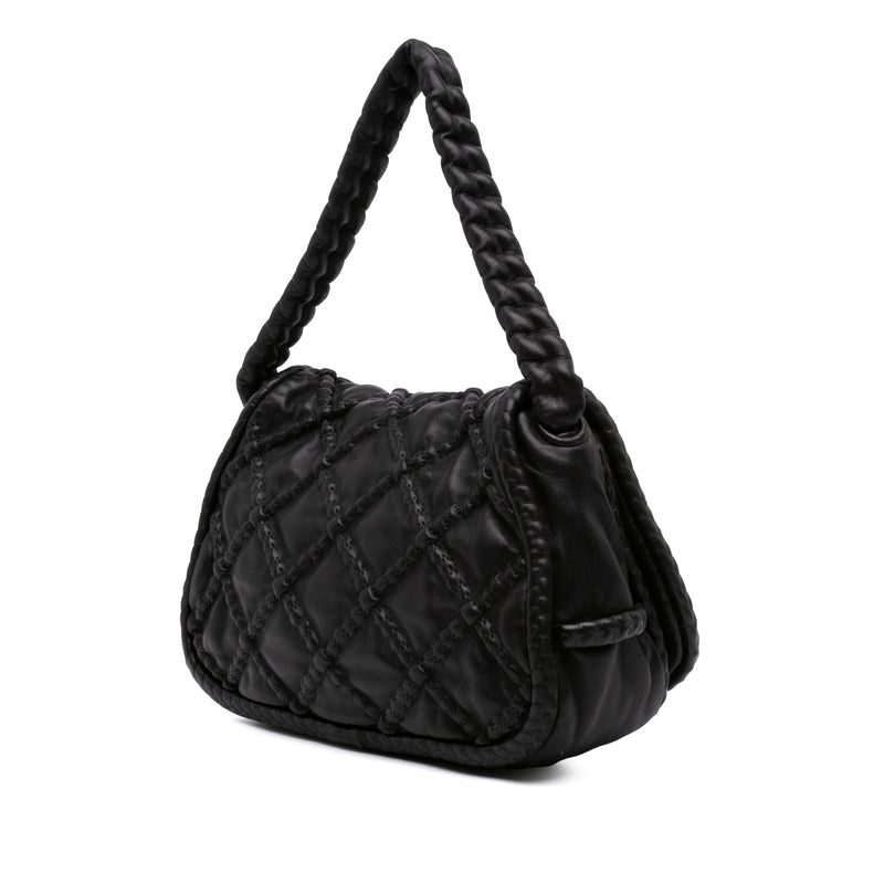 CC Quilted Lambskin Hidden Chain Flap - Image 2