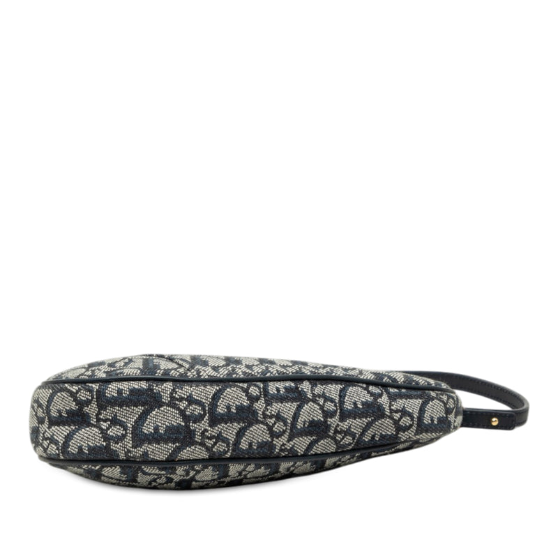 Mini Diorissimo Canvas Saddle Pochette - Image 3