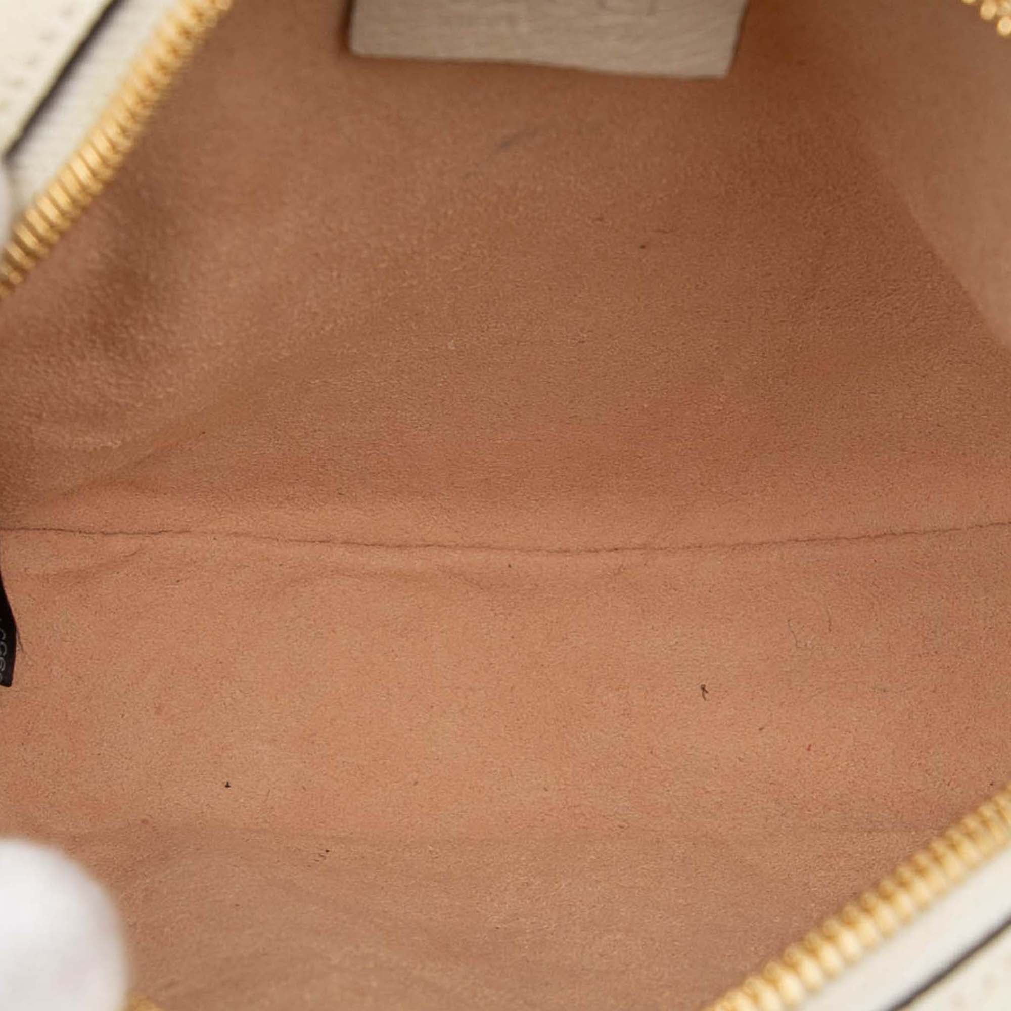 Mini Calfskin Web Ophidia Round Crossbody - Image 4