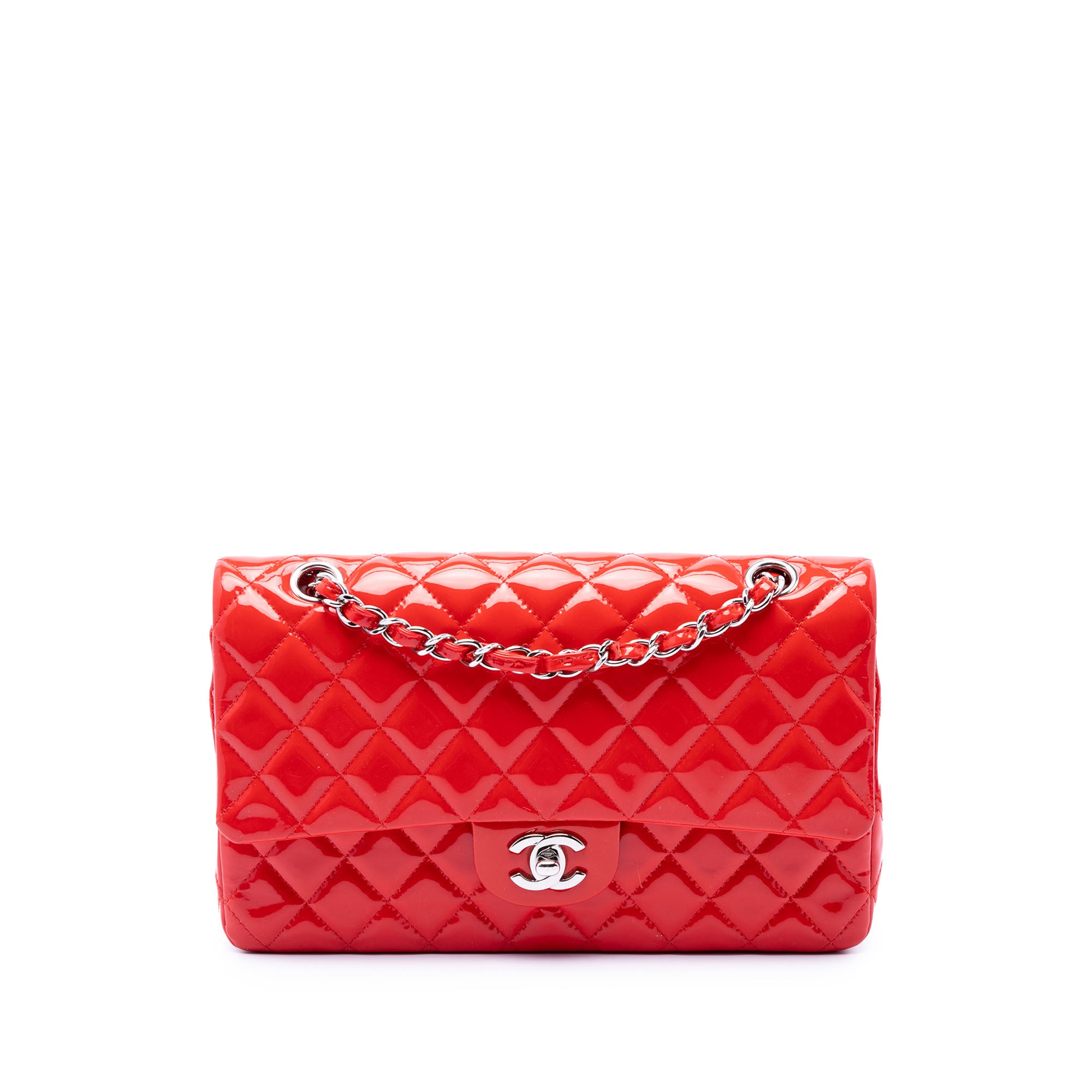 Medium Classic Patent Double Flap - Image 1