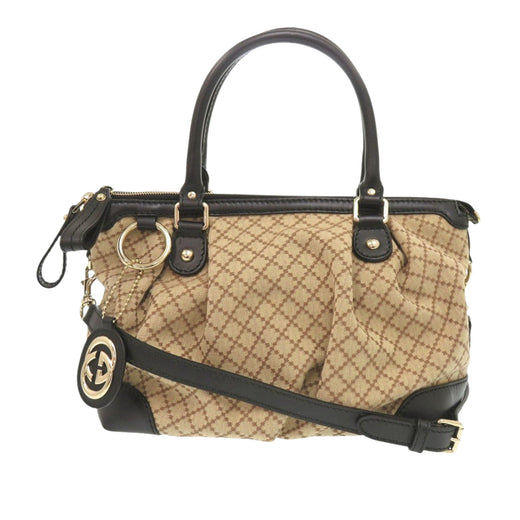 Diamante Canvas Sukey Satchel - Image 1