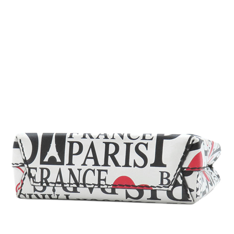 Mini Calfskin Bonjour Paris Shopping Phone Holder - Image 3