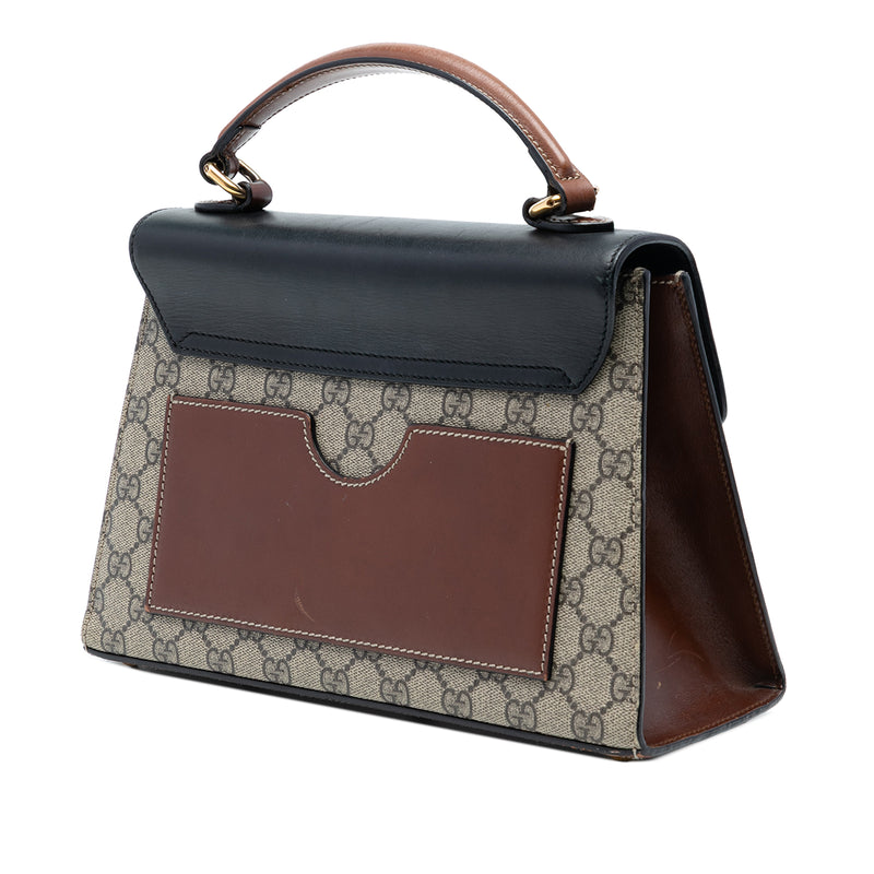 Small GG Supreme Padlock Satchel - Image 2