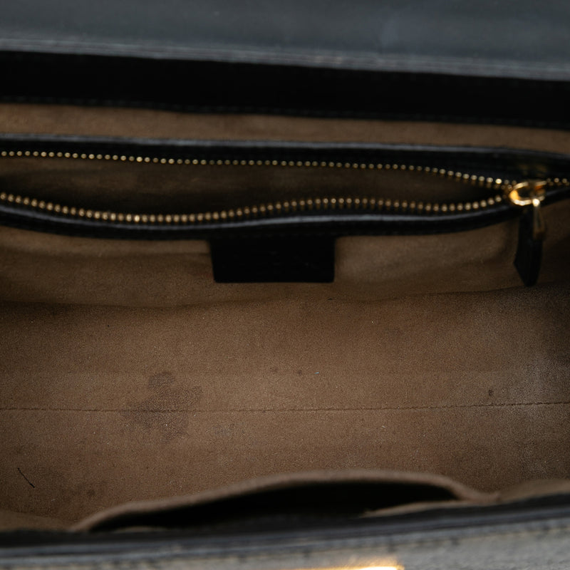 Small GG Supreme Padlock Satchel - Image 4
