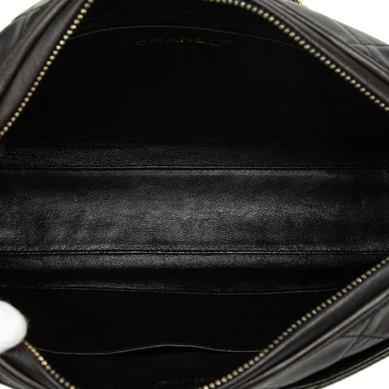 CC Diamond Quilted Lambskin Tassel Camera Bag - Image 4