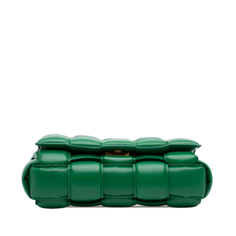 Nappa Intrecciato Padded Chain Cassette Satchel - Image 3