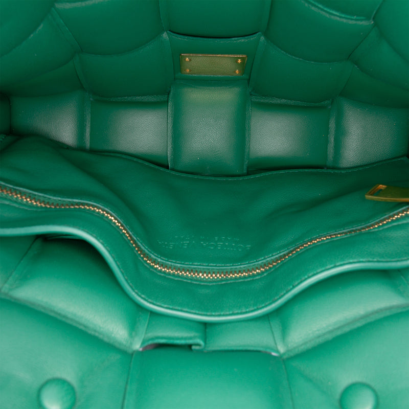 Nappa Intrecciato Padded Chain Cassette Satchel - Image 4