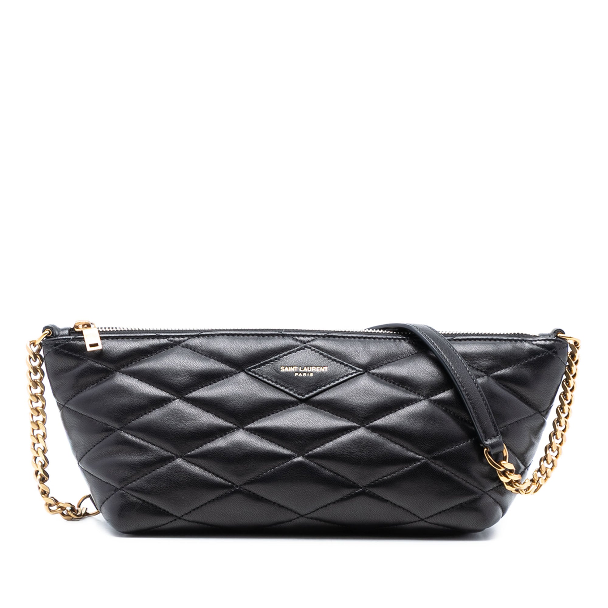 Mini Quilted Lambskin Sade Shoulder Bag - Image 1