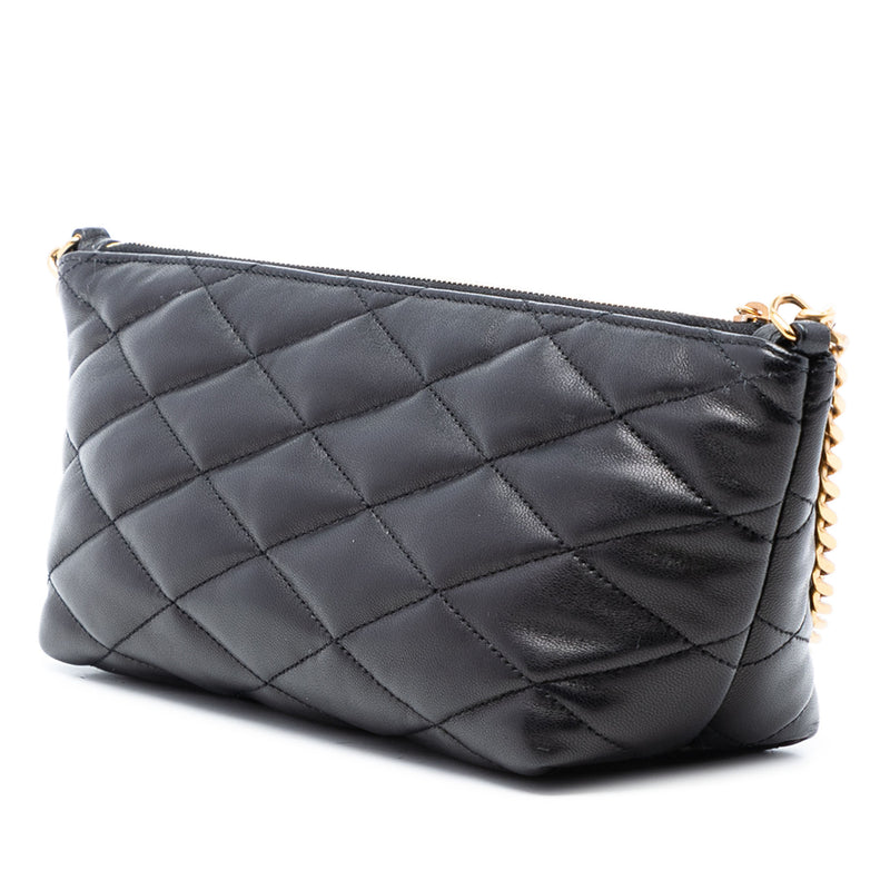 Mini Quilted Lambskin Sade Shoulder Bag - Image 2