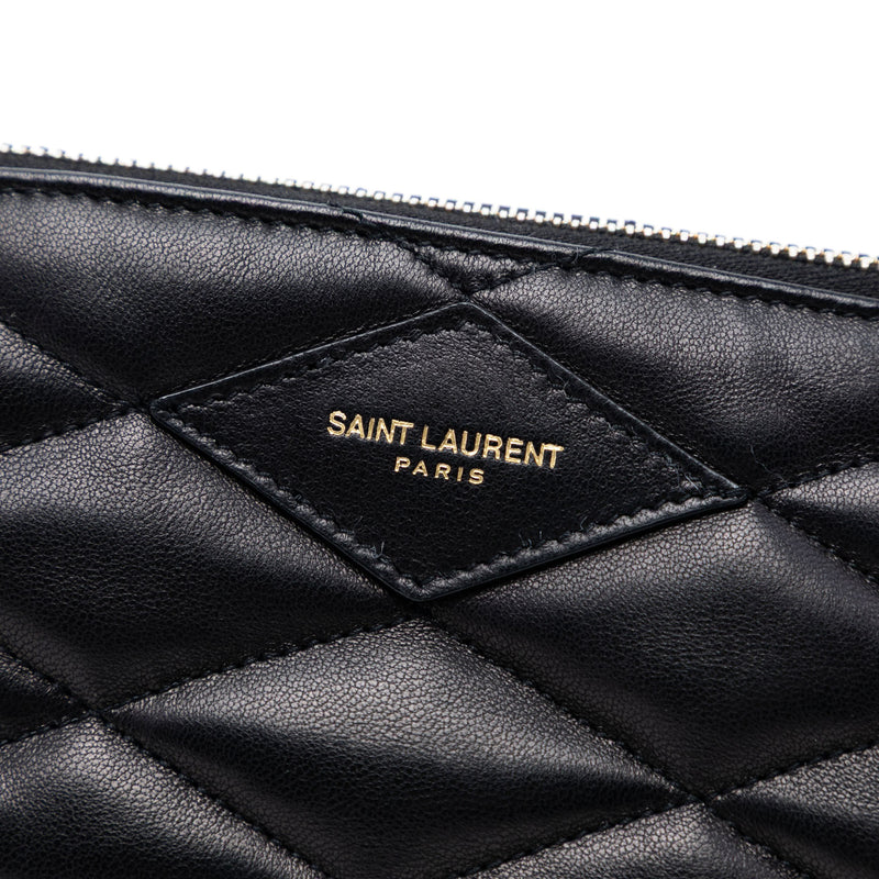 Mini Quilted Lambskin Sade Shoulder Bag - Image 6