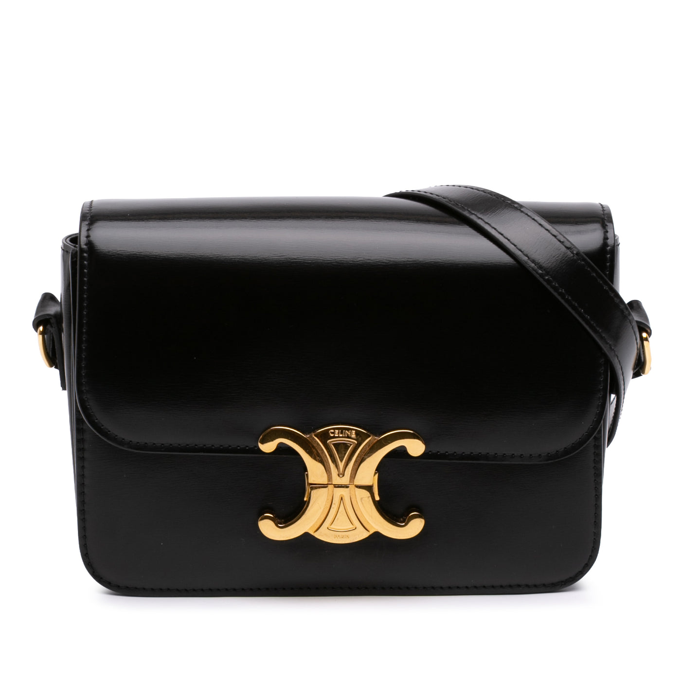 Teen Shiny Calfskin Triomphe Crossbody - Image 1