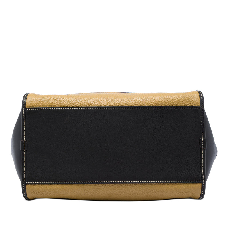 Tricolor Leather Anagram Oro Handbag - Image 3