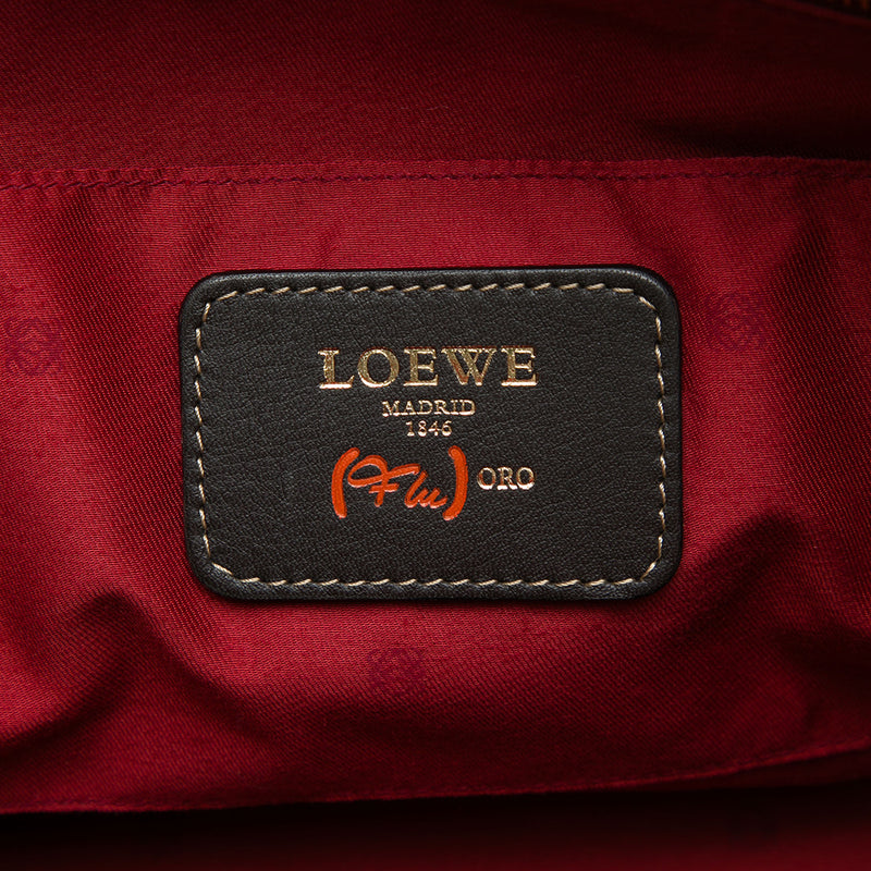 Tricolor Leather Anagram Oro Handbag - Image 5