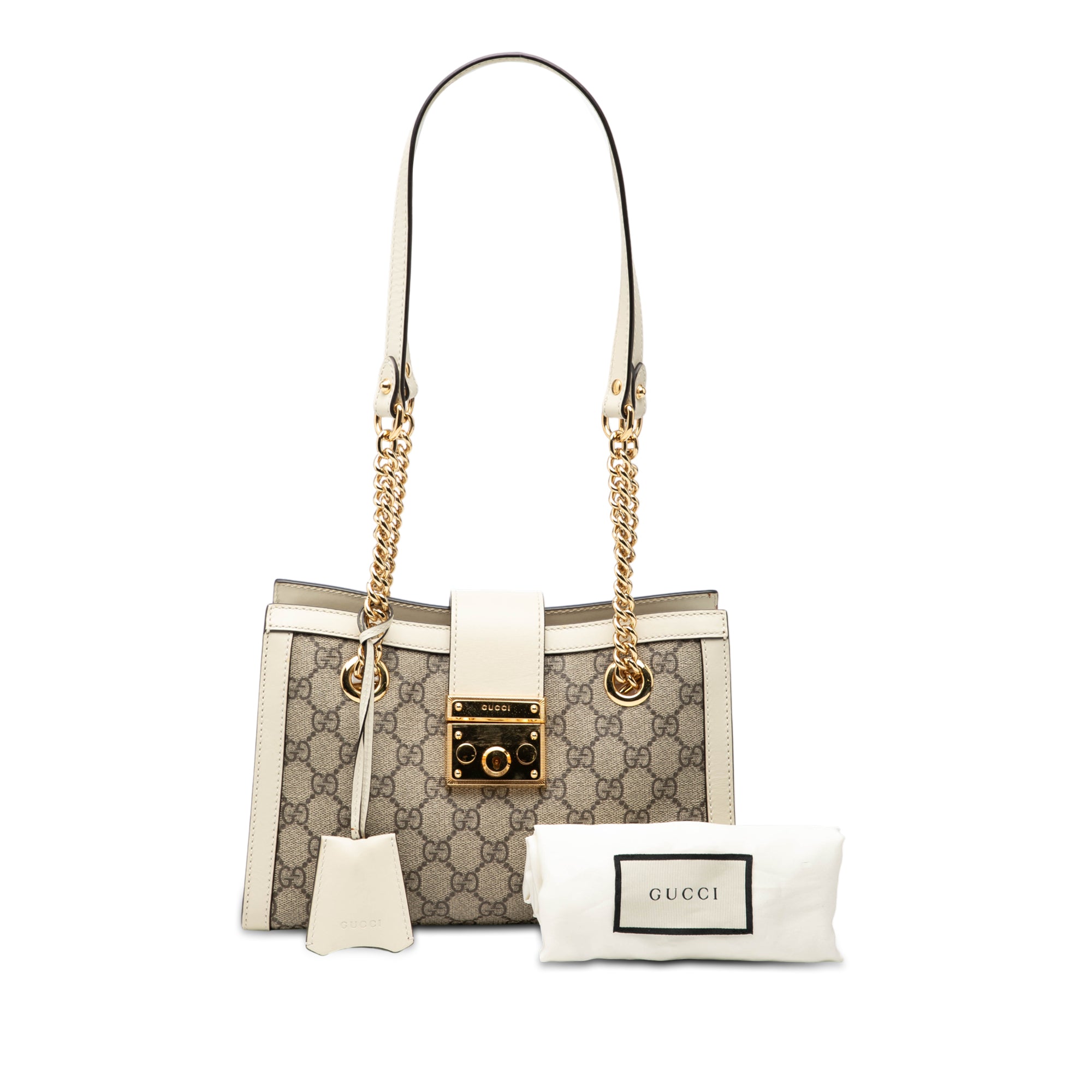 Small GG Supreme Padlock Tote - Image 8