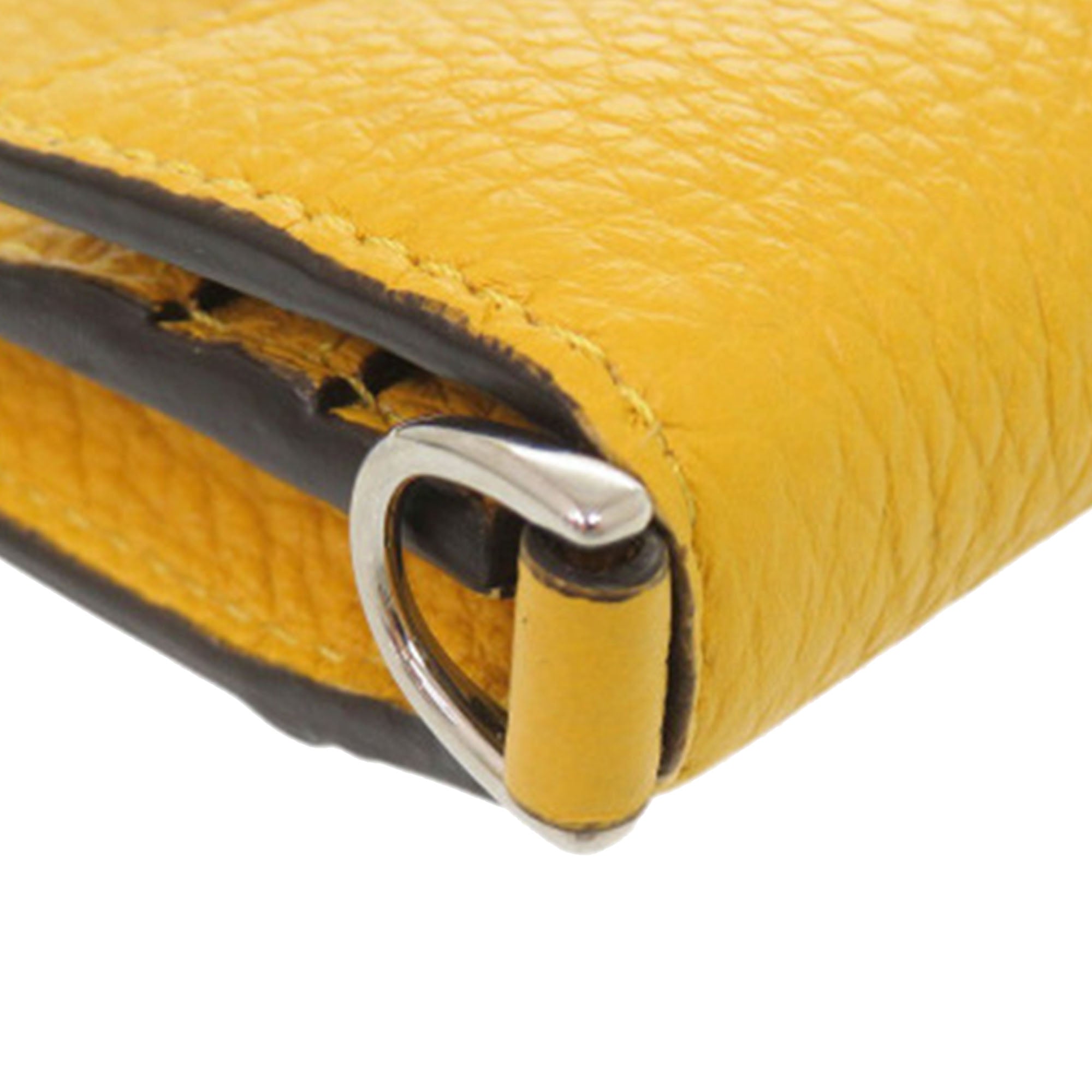 Micro Leather Flat Baguette Crossbody - Image 10