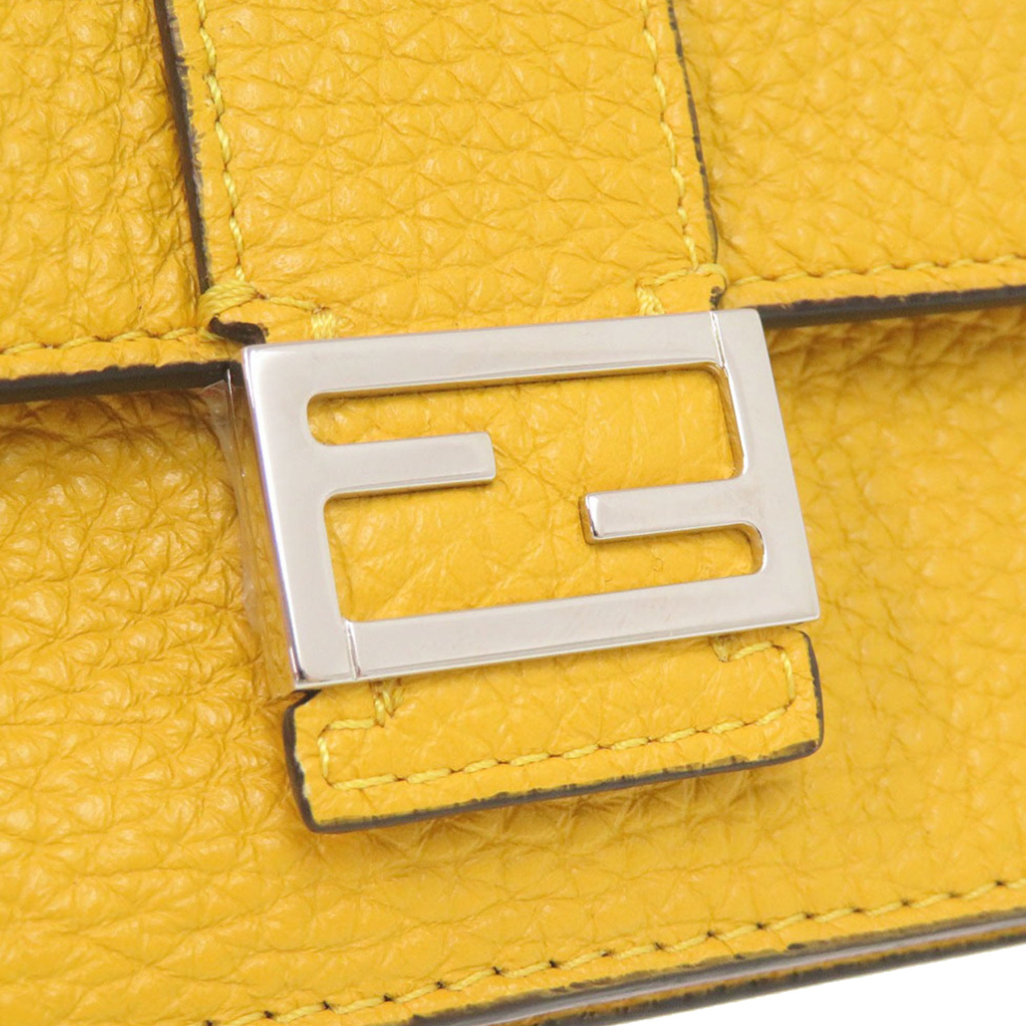 Micro Leather Flat Baguette Crossbody - Image 5